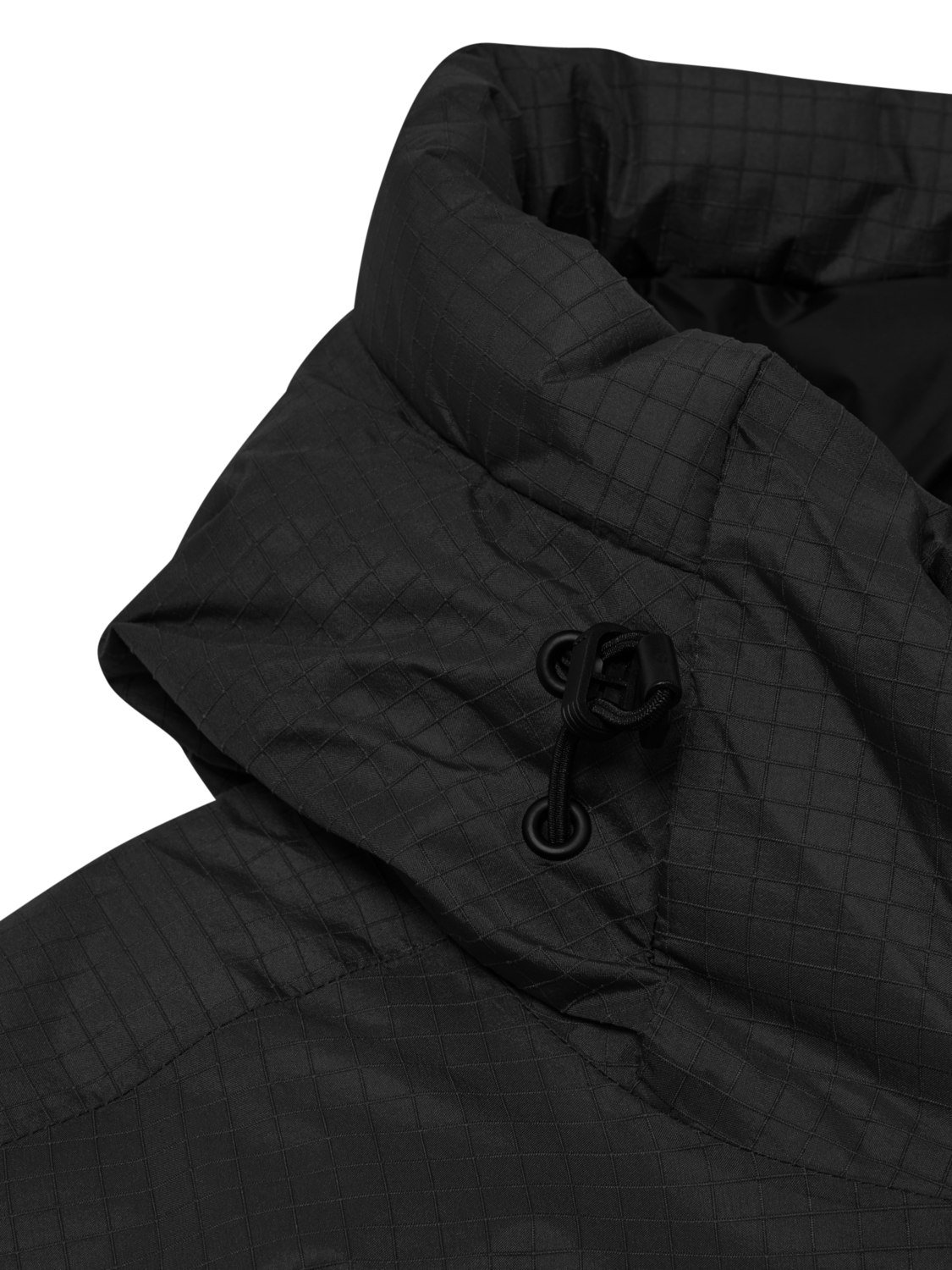 HALO RS DOWN JACKET, BLACK, packshot