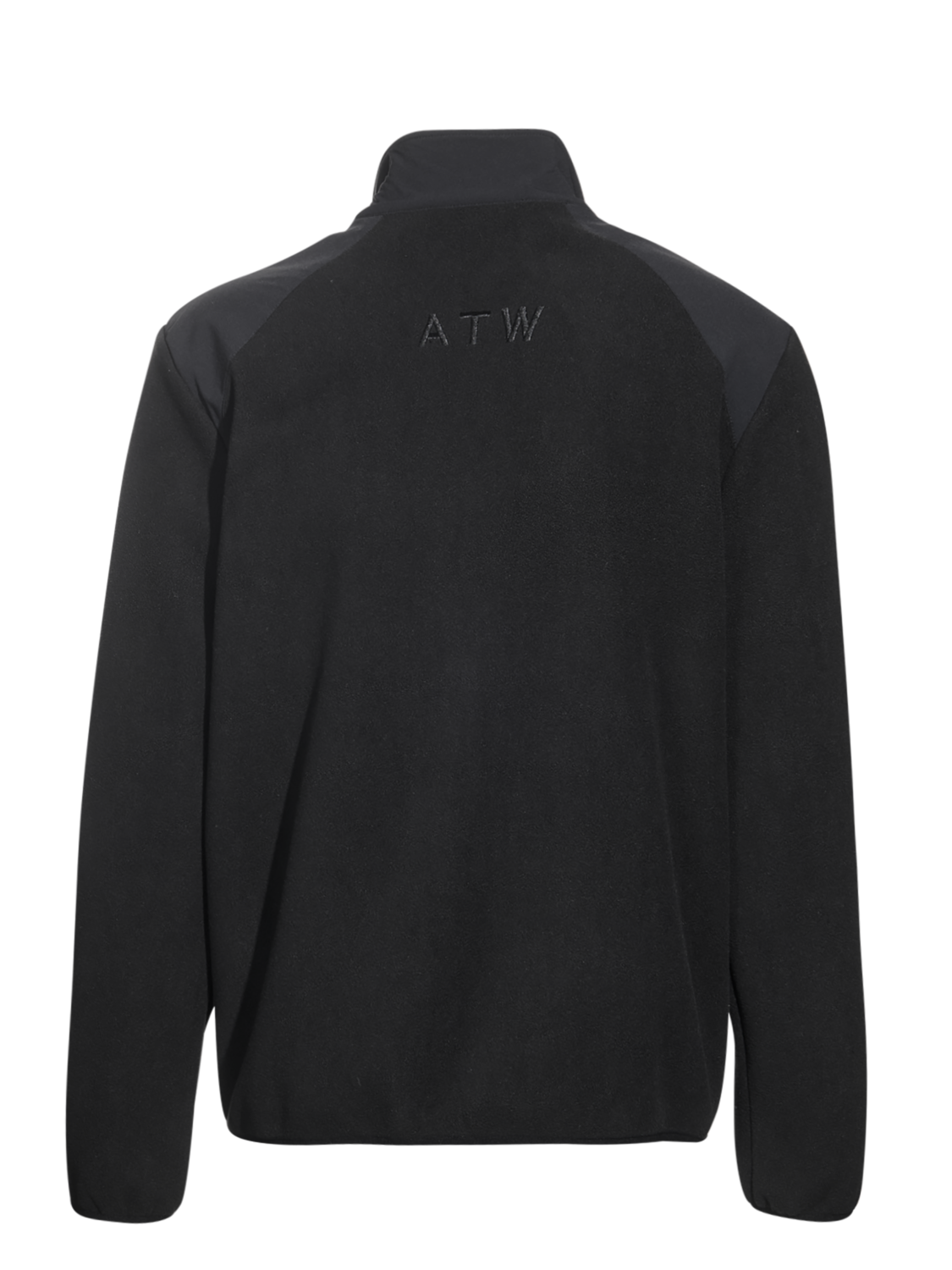 HALO PANELED FLEECE JACKET, BLACK, packshot