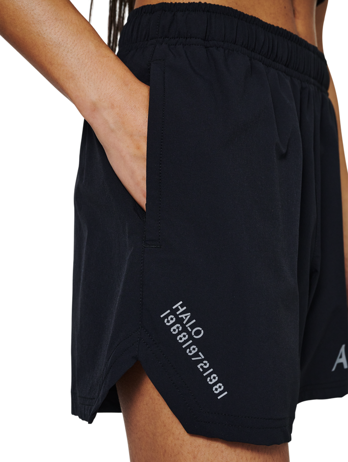HALO SHORTS, BLACK, model