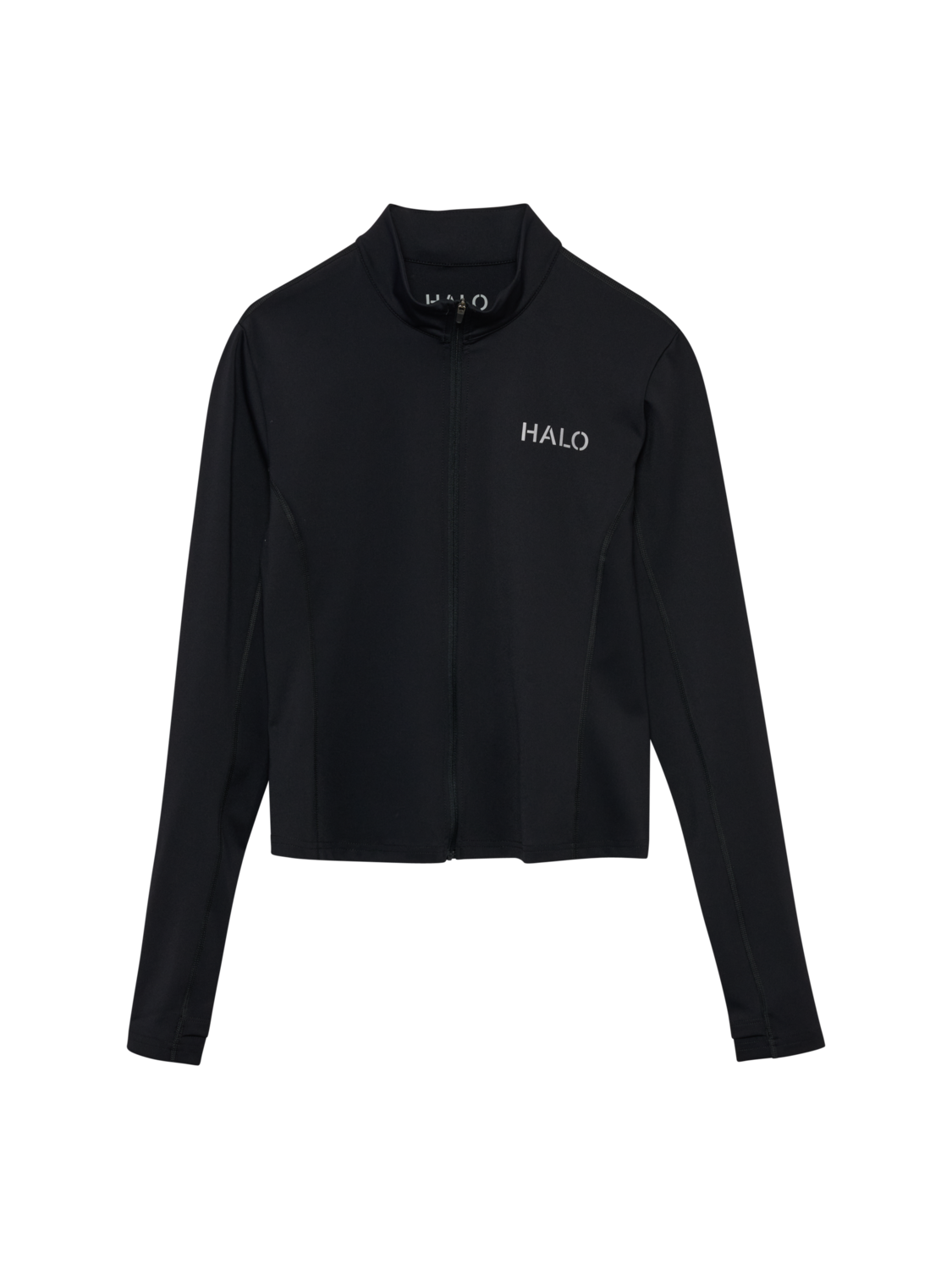 HALO WOMEN FULL ZIP 2.0, BLACK, packshot