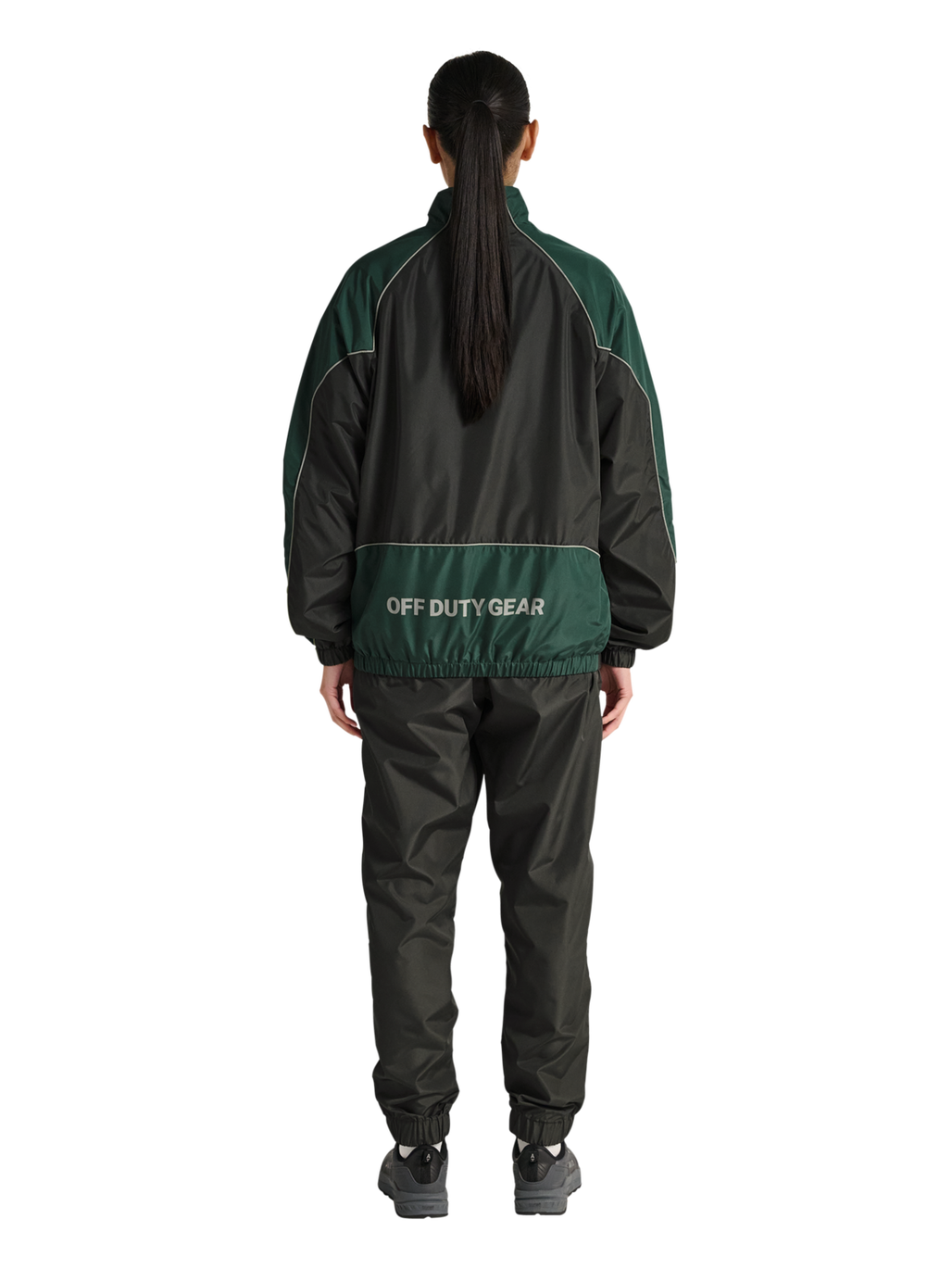 HALO STEEL TRACKSUIT JACKET, GARDEN TOPIARY, model