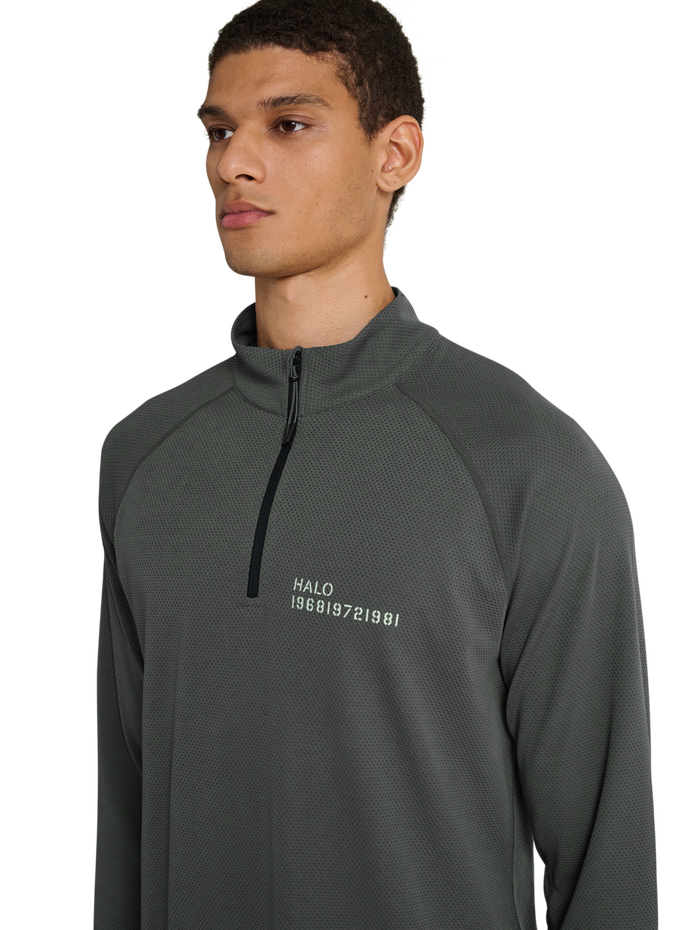 HALO SORONA HALF ZIP, GUNMETAL, model