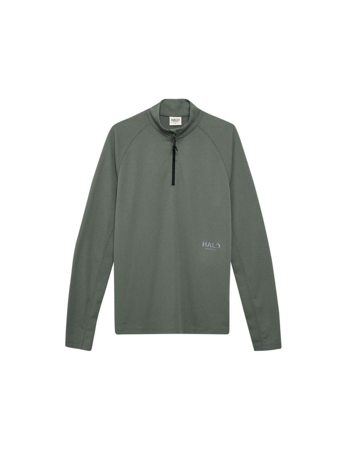 HALO SORONA HALF ZIP, AGAVE GREEN, packshot