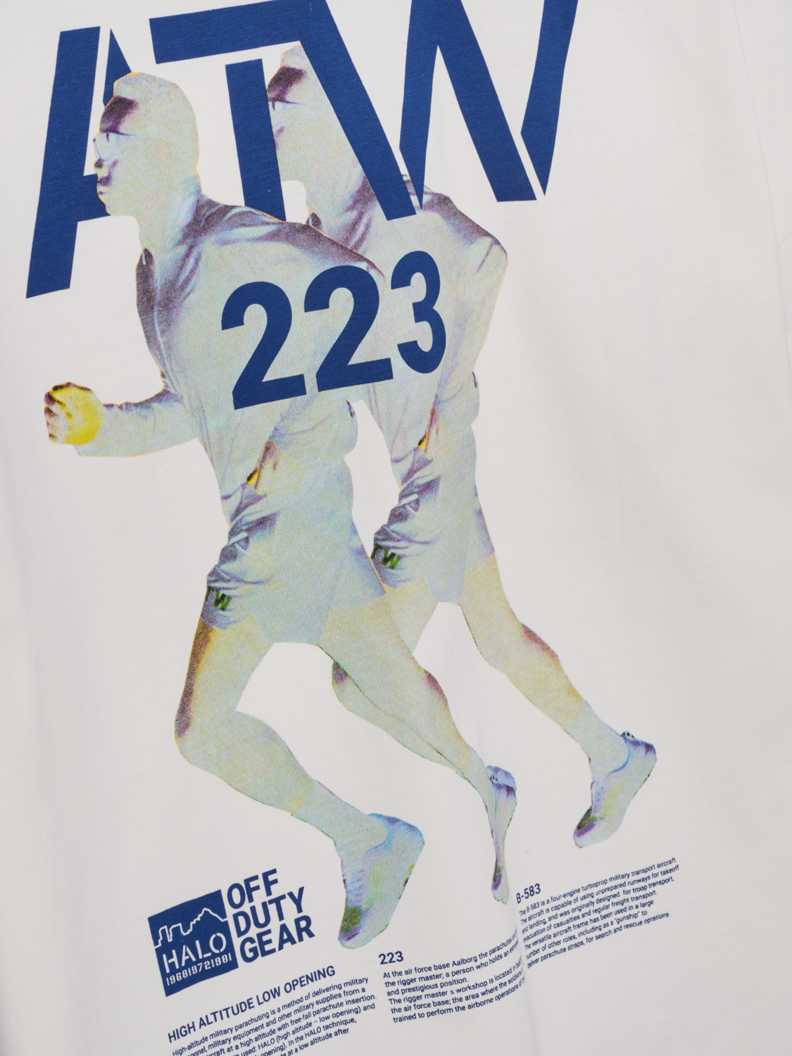 HALO GRAPHIC T-SHIRT, MARSHMALLOW/ASTRAL AURA, packshot