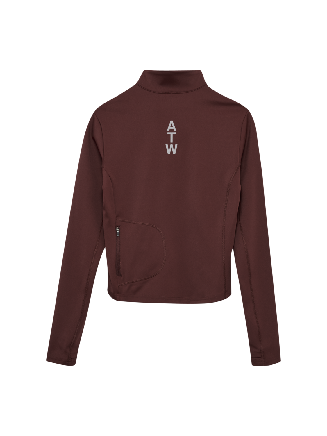 HALO WOMEN FULL ZIP 2.0, BITTER CHOCOLATE, packshot