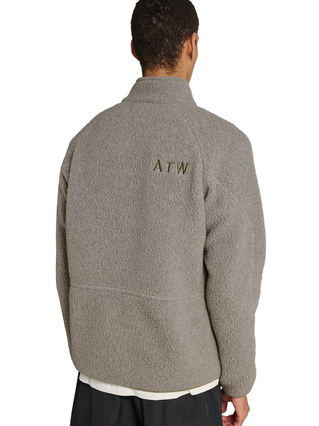 HALO MOVE POLARTEC FLEECE JACKET, TURTLEDOVE, model