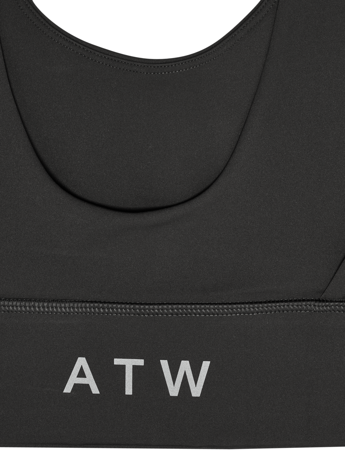 HALO WOMEN TRAINING BRA, RAVEN/REFLECTIVE, packshot