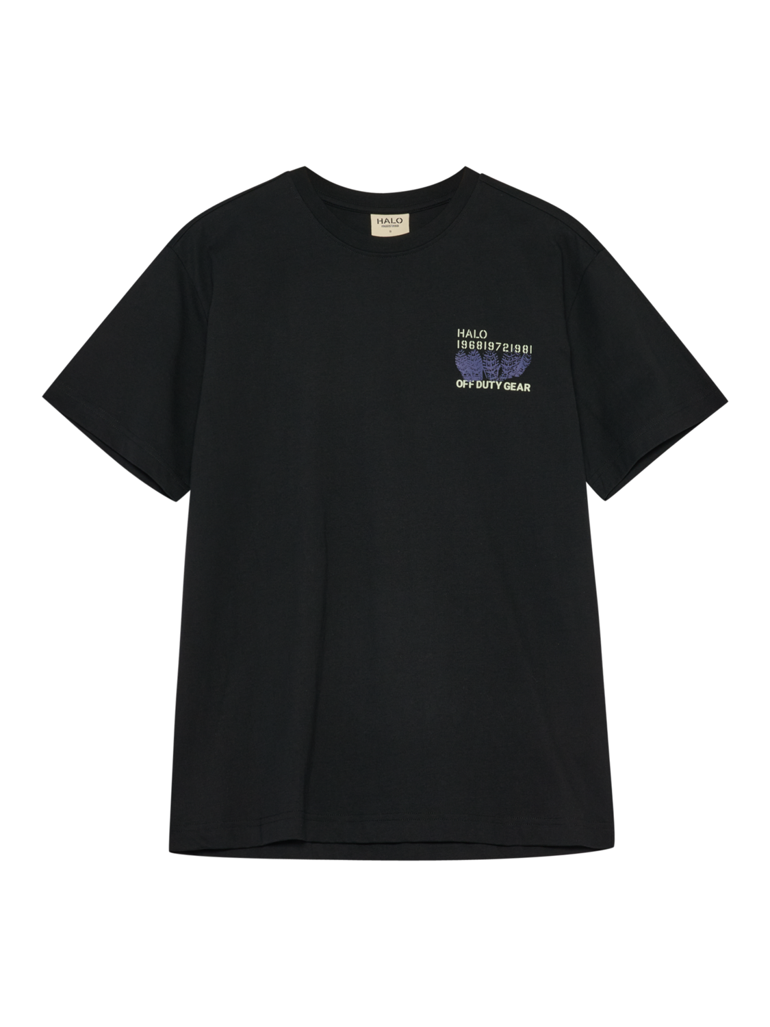 HALO GRAPHIC T-SHIRT, BLACK/FOG GREEN, packshot