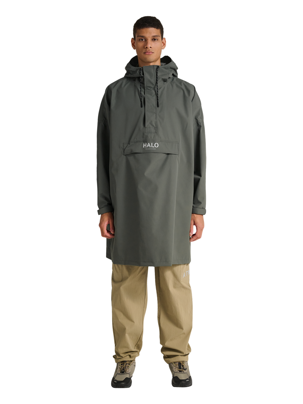 HALO RAINCOVER, GUNMETAL, model