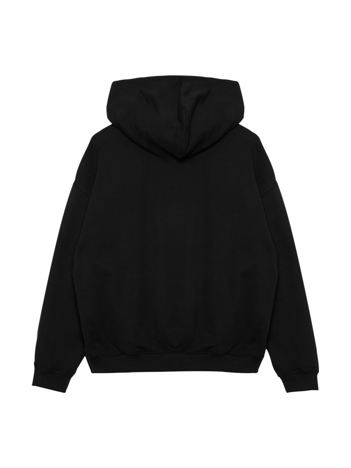 HALO GRAPHIC BOXY HOODIE, BLACK, packshot