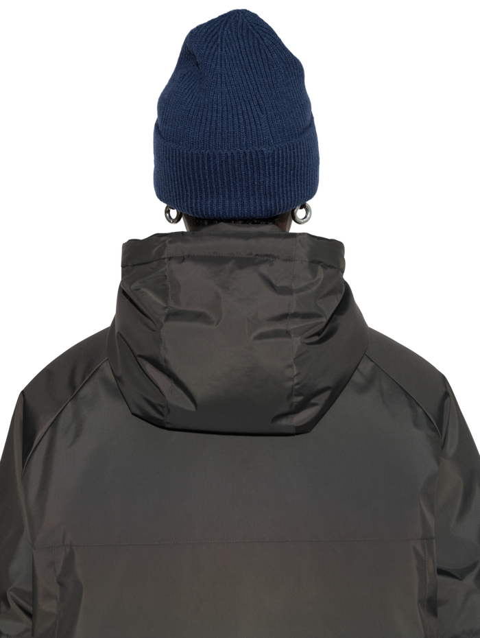 HALO WOOL MIX BEANIE, SARGASSO SEA, model