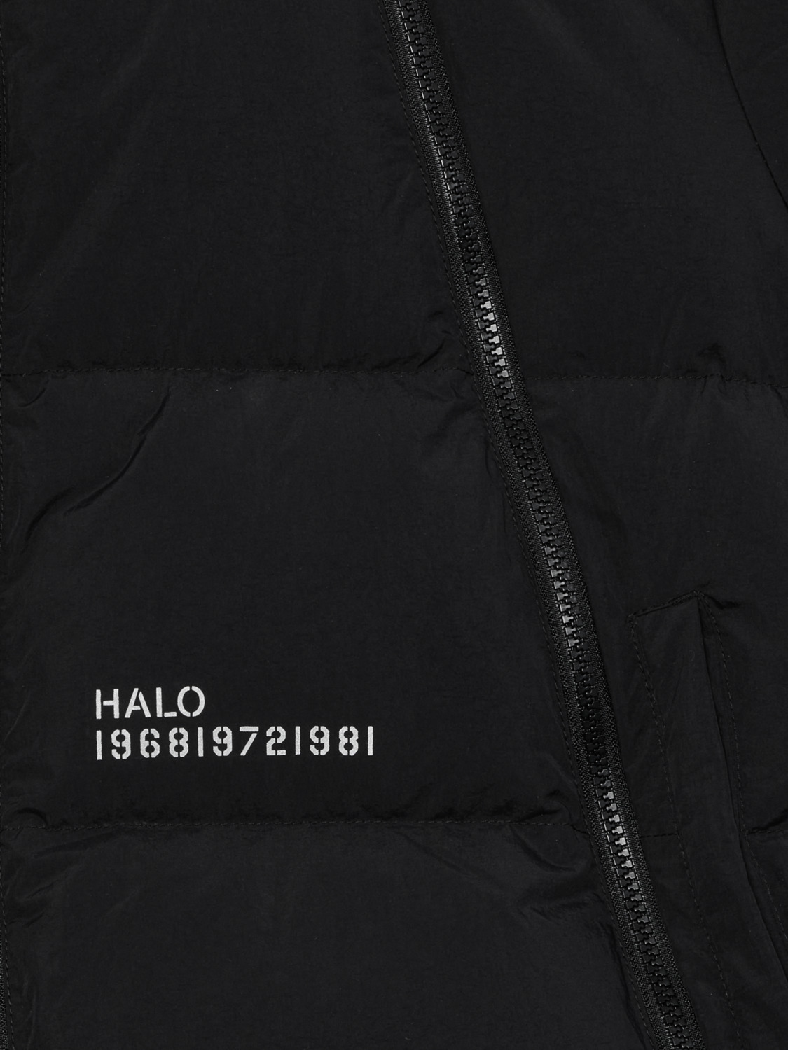 HALO MAVERICK DOWN JACKET, BLACK, packshot