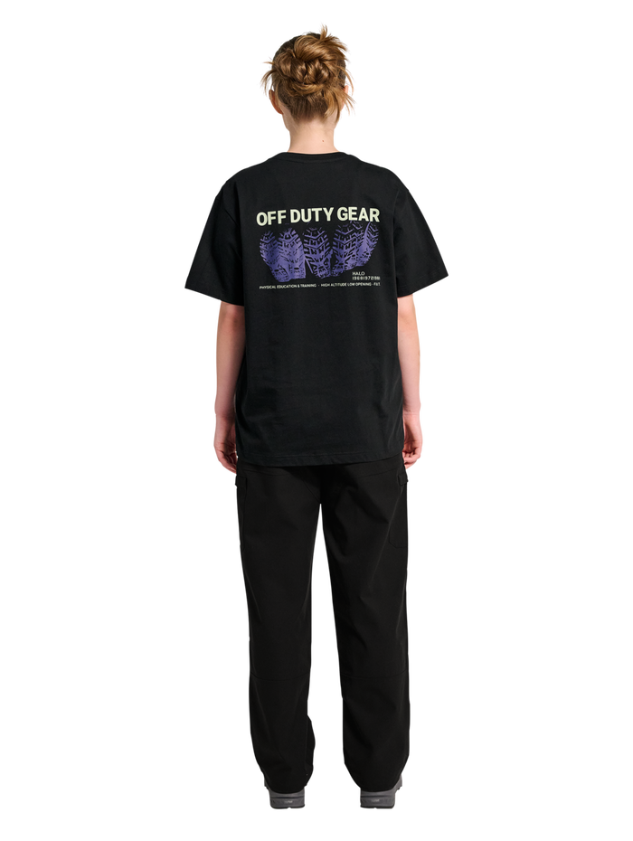 HALO GRAPHIC T-SHIRT, BLACK/FOG GREEN, model