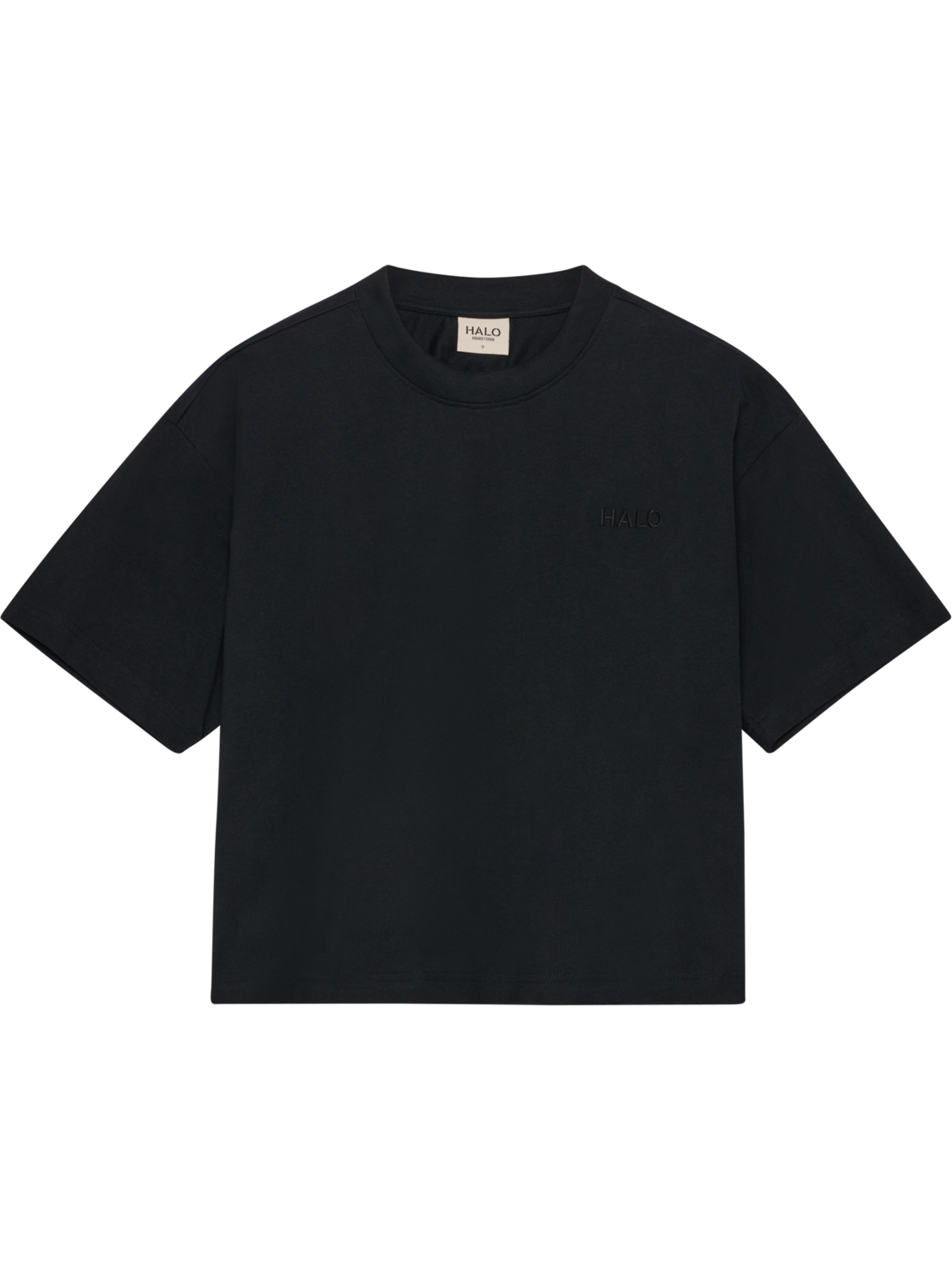 HALO WOMEN LOGO T-SHIRT, BLACK, packshot