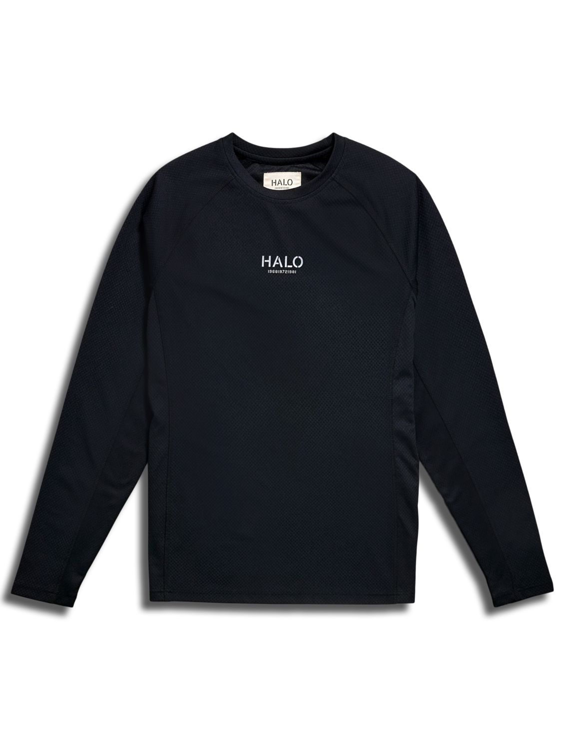 HALO TRAINING L/S TEE, BLACK, packshot