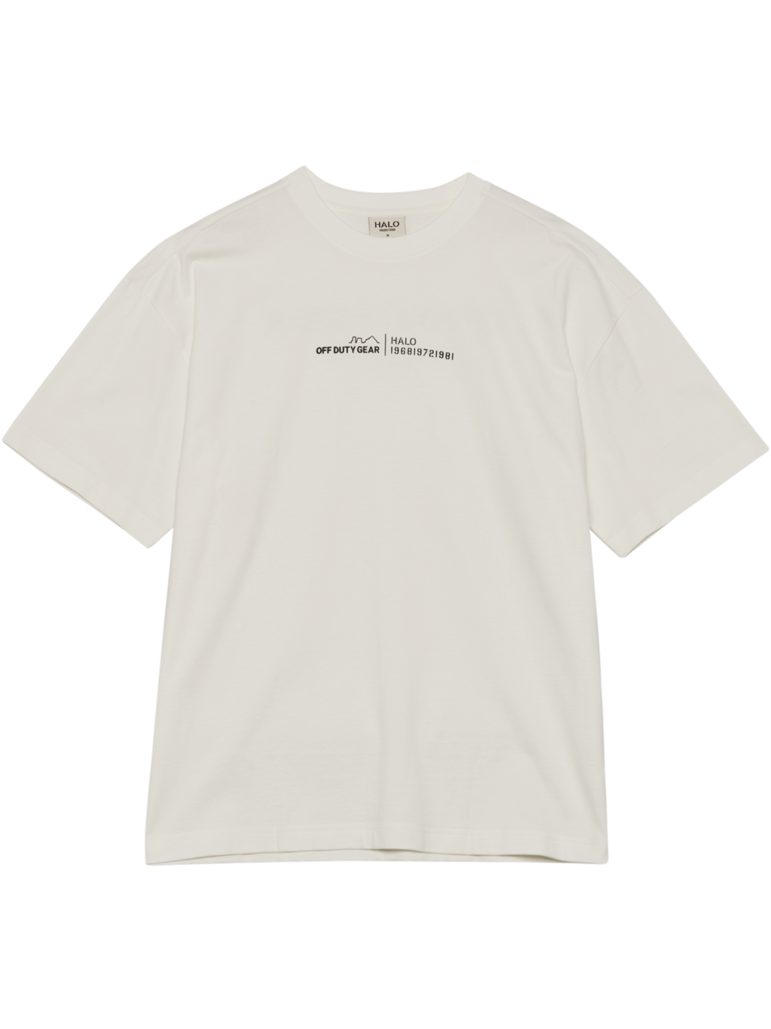 HALO GRAPHIC BOXY T-SHIRT, BRIGHT WHITE, packshot