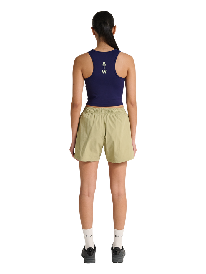 HALO WOMEN TRAINING TOP, ASTRAL AURA, model