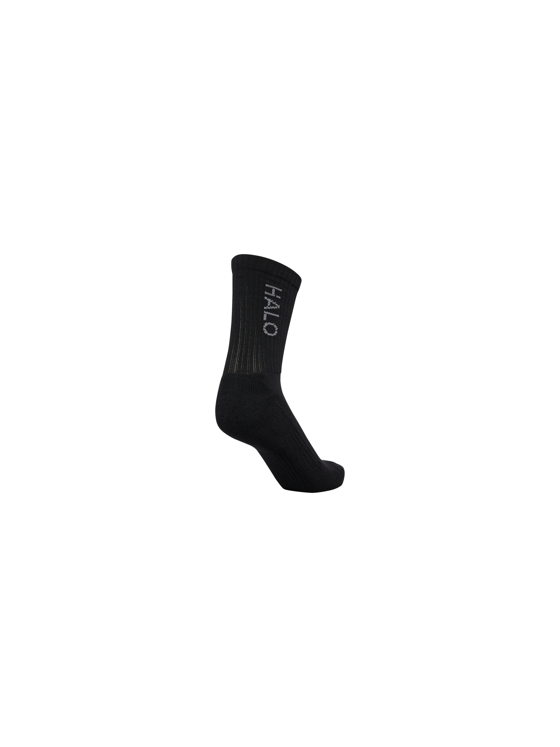 HALO DBU COTTON SOCK, BLACK, packshot
