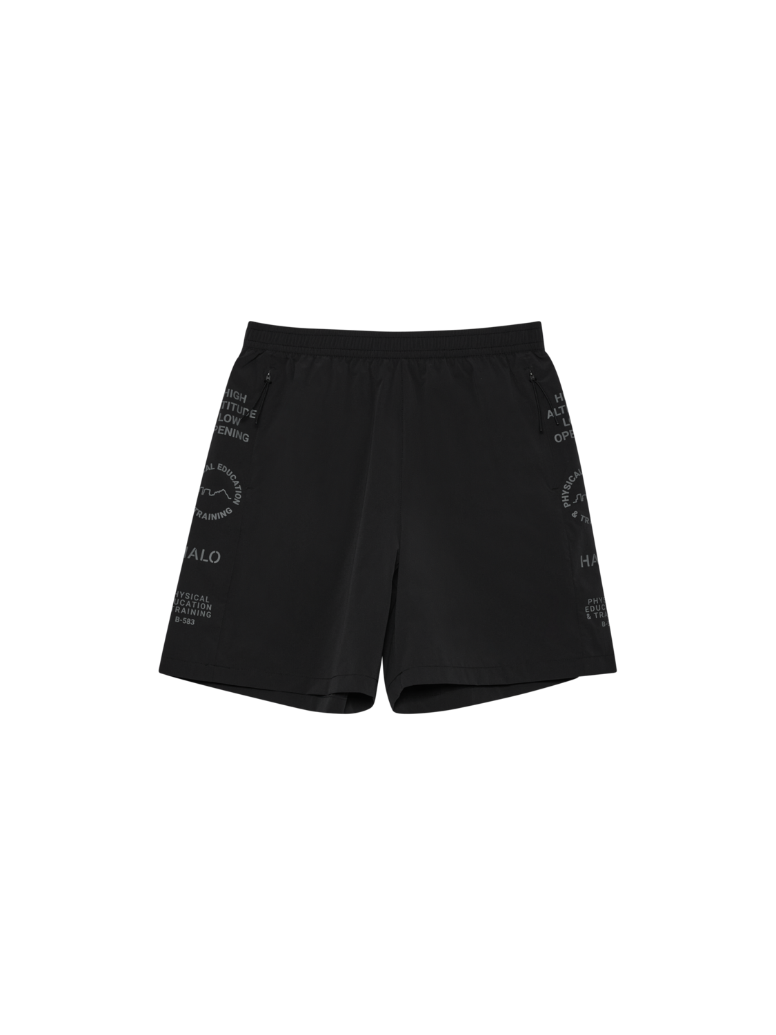 HALO GRAPHIC DIVISION SHORT, BLACK, packshot