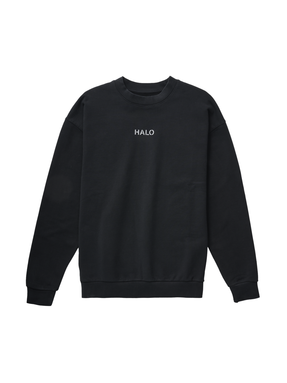 HALO GRAPHIC CREW, BLACK, packshot