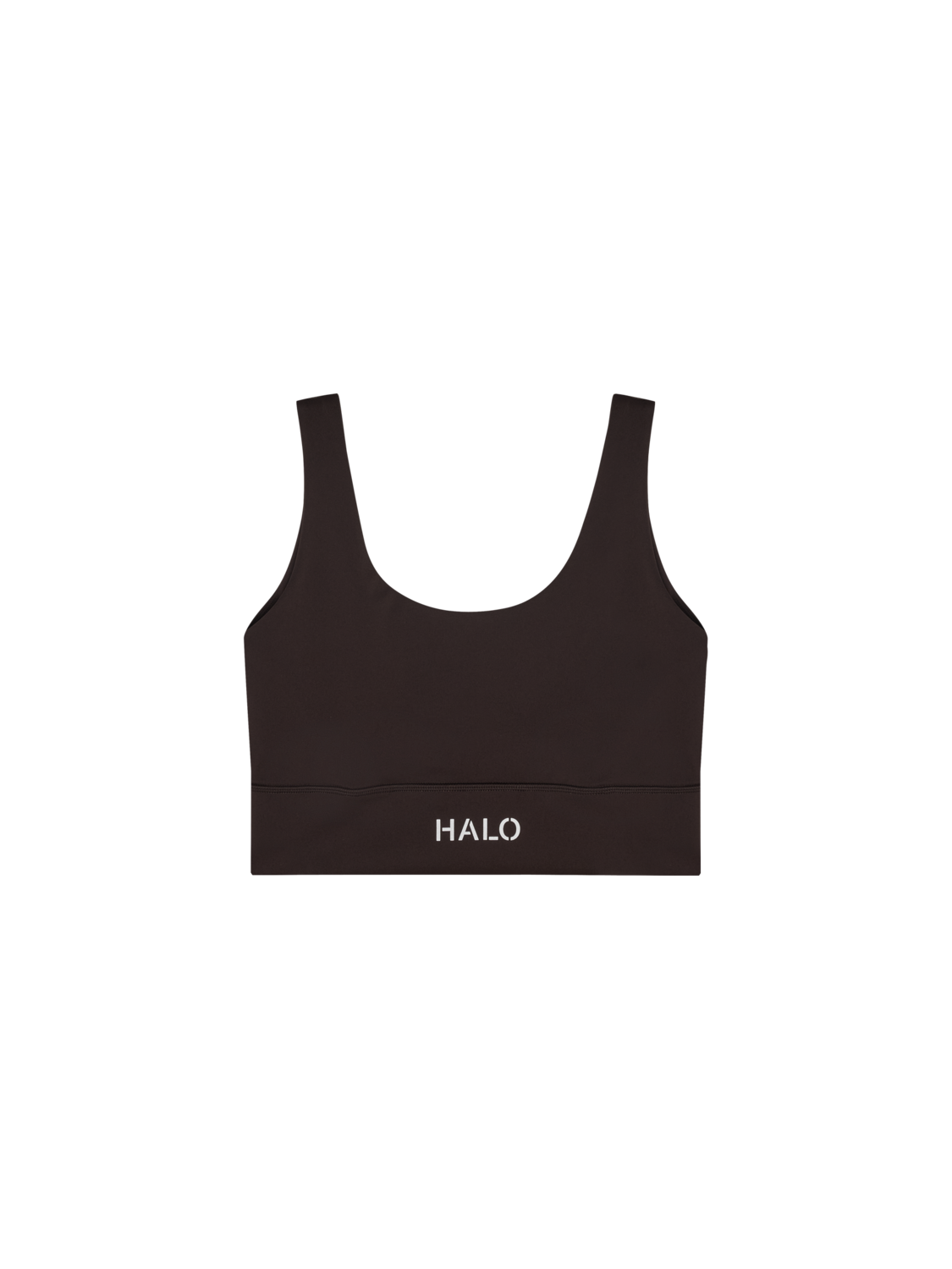 HALO WOMEN TRAINING BRA, CHOCOLATE TORTE, packshot