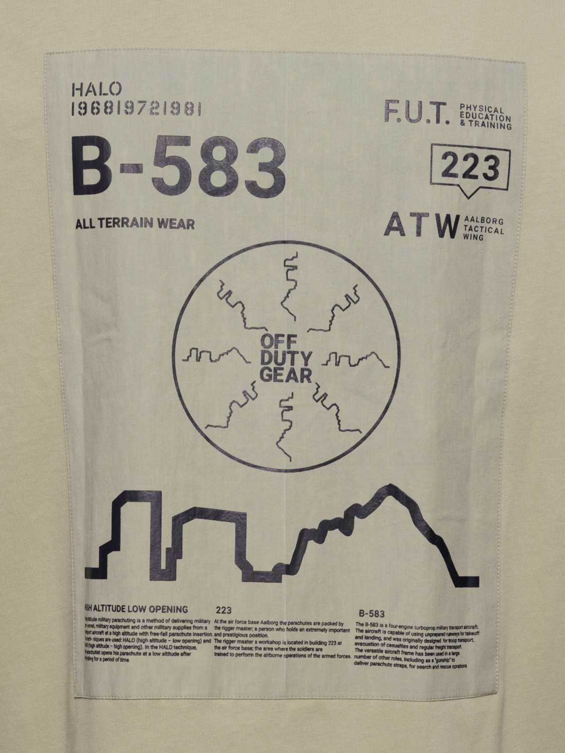 HALO GRAPHIC T-SHIRT 01, SENECA ROCK, packshot