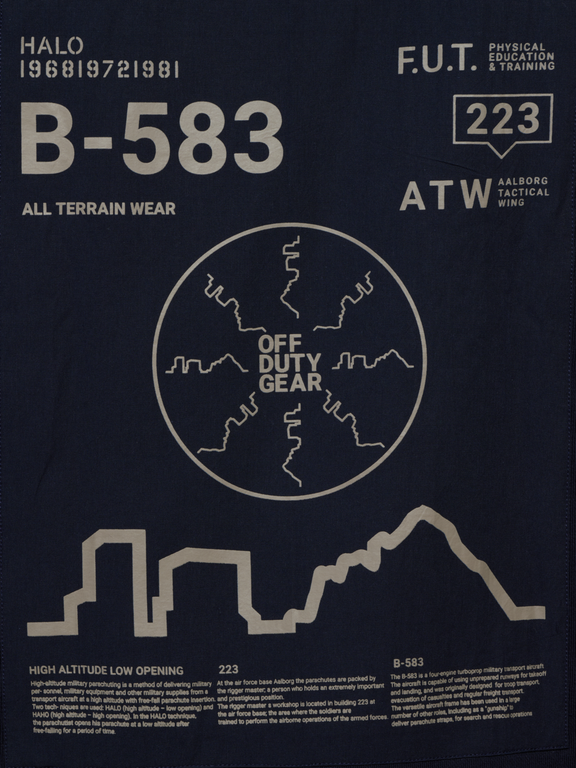 HALO GRAPHIC HOODIES, DEEP WELL, packshot