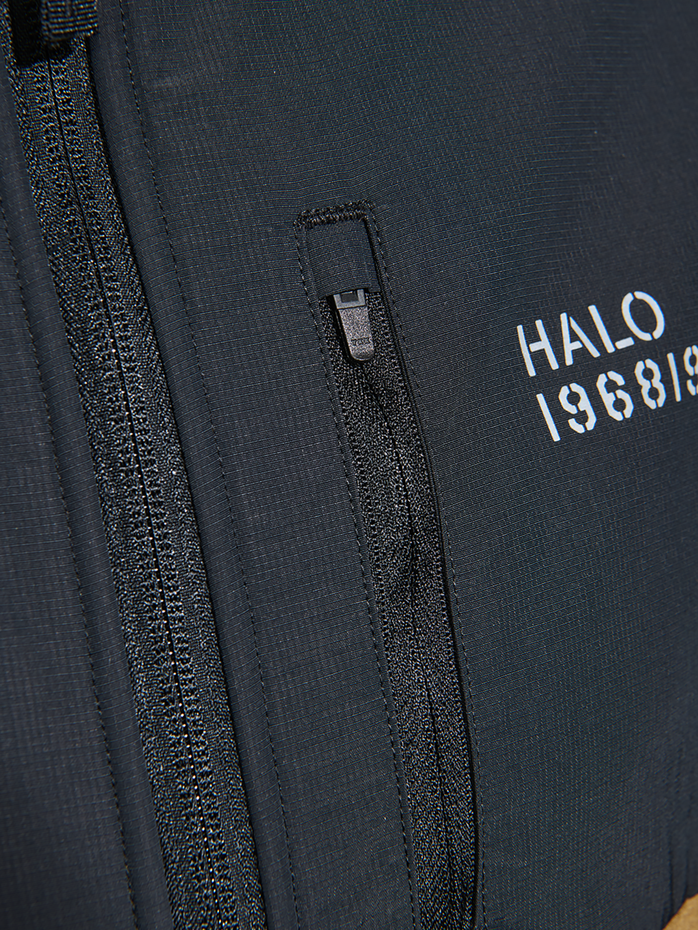 HALO BLOCKED ZIP FLEECE, KANGAROO HALO BLOCKED ZIP FLEECE, KANGAROO, packshot