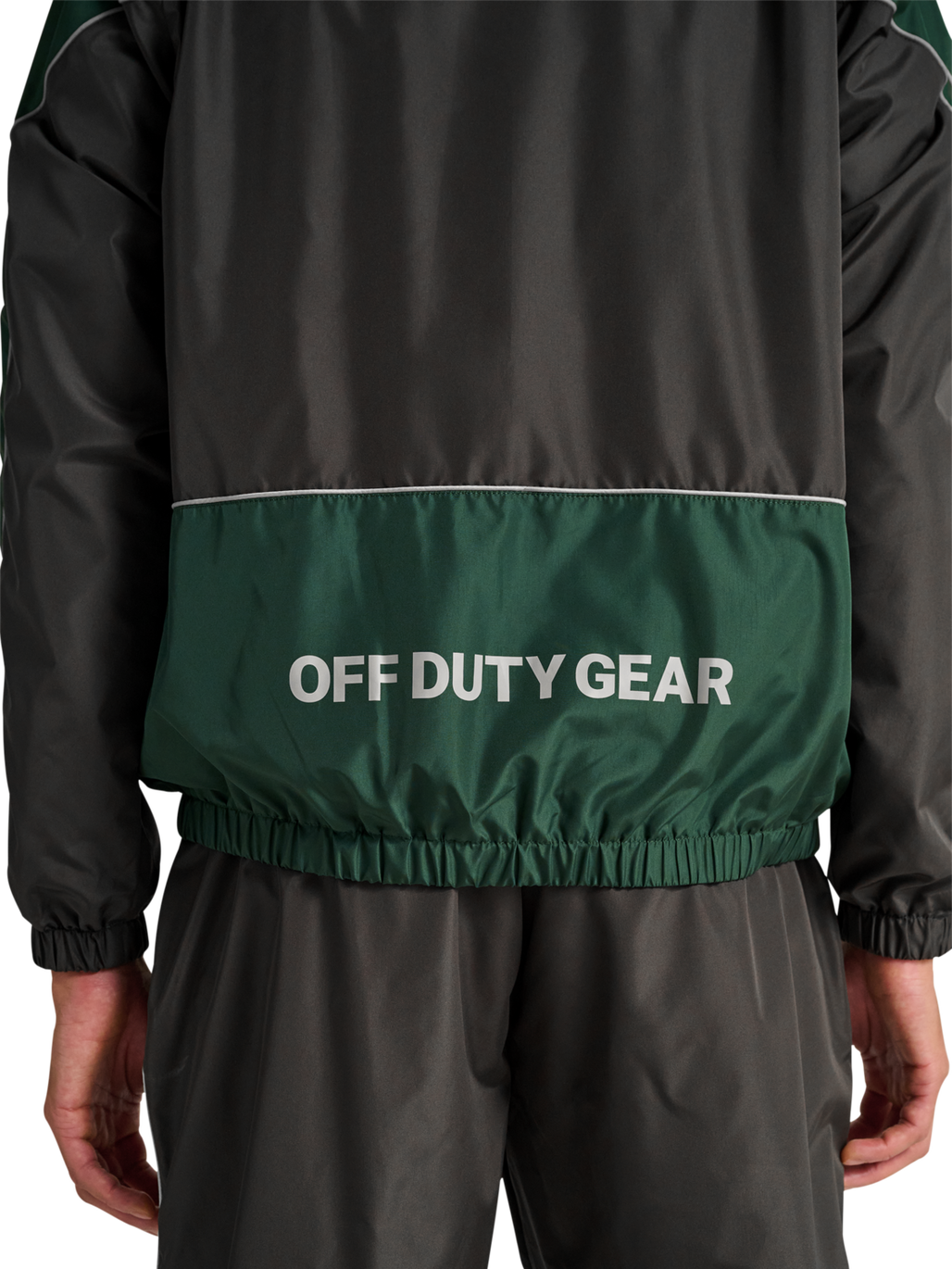 HALO STEEL TRACKSUIT JACKET, GARDEN TOPIARY, model