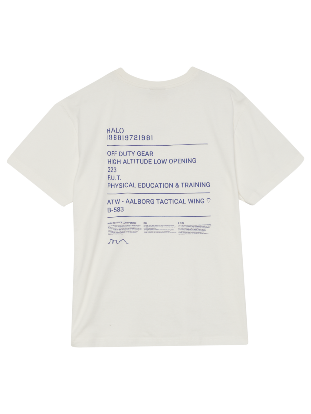 HALO GRAPHIC T-SHIRT, MARSHMALLOW, packshot