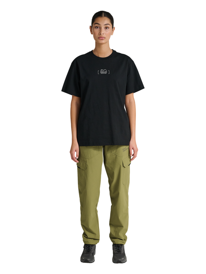 HALO TRAIL PANTS, OLIVE DRAB, model