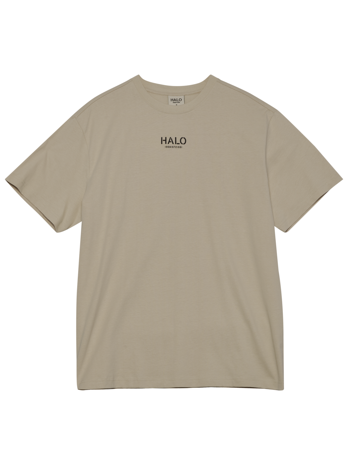 HALO GRAPHIC T-SHIRT, OYSTER GRAY/ASPHALT, packshot