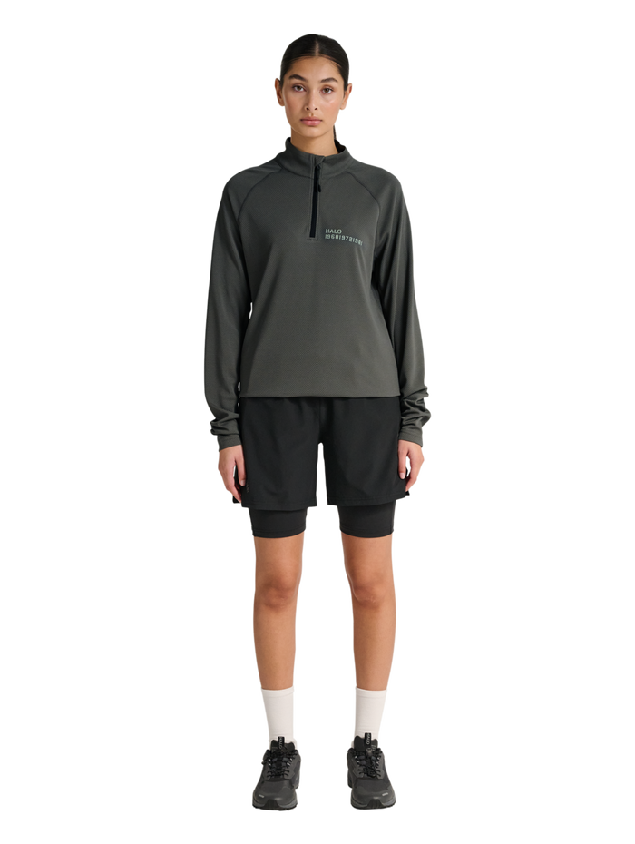 HALO SORONA HALF ZIP, GUNMETAL, model