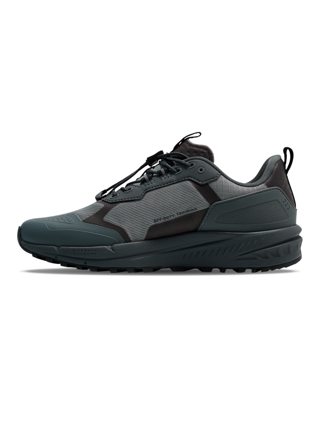 HALO TRAIL SNEAKER, SHARKSKIN/BLACK, packshot