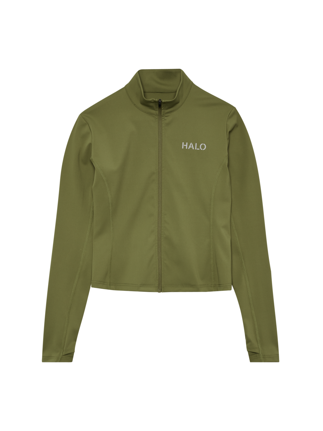 HALO WOMEN FULL ZIP 2.0, OLIVE DRAB, packshot