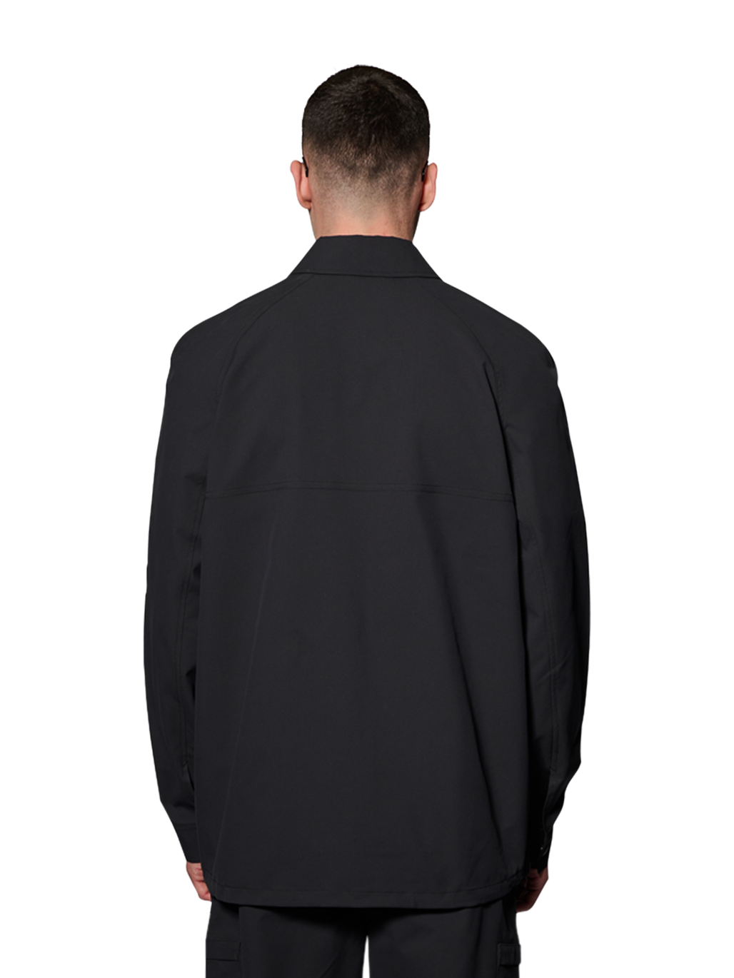 HALO ENFORCER OVERSHIRT, BLACK, model