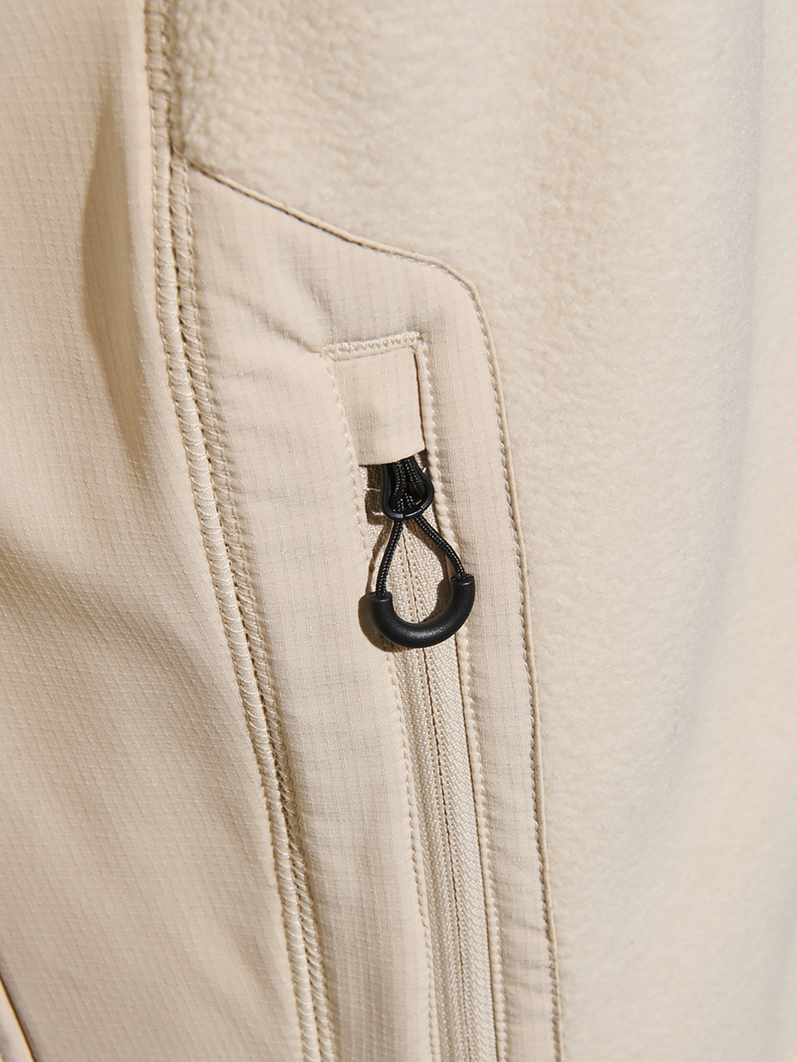 HALO ATW TEDDY FLEECE JACKET, OYSTER GRAY, packshot