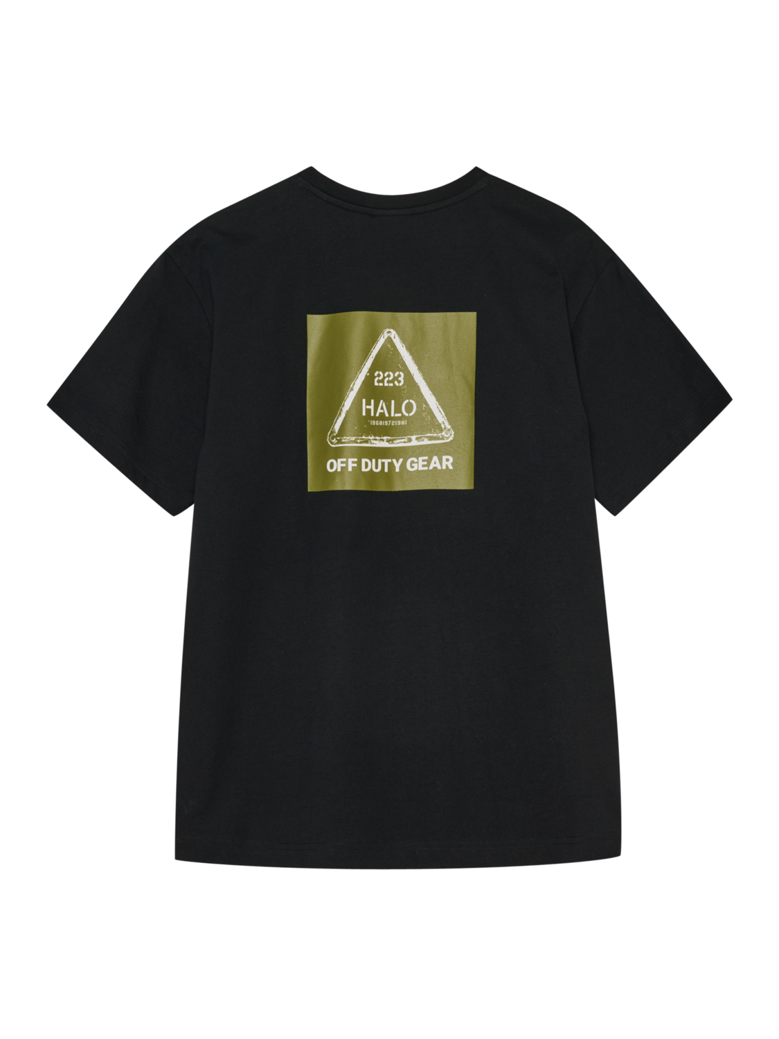 HALO GRAPHIC T-SHIRT, BLACK/OLIVE DRAB, packshot