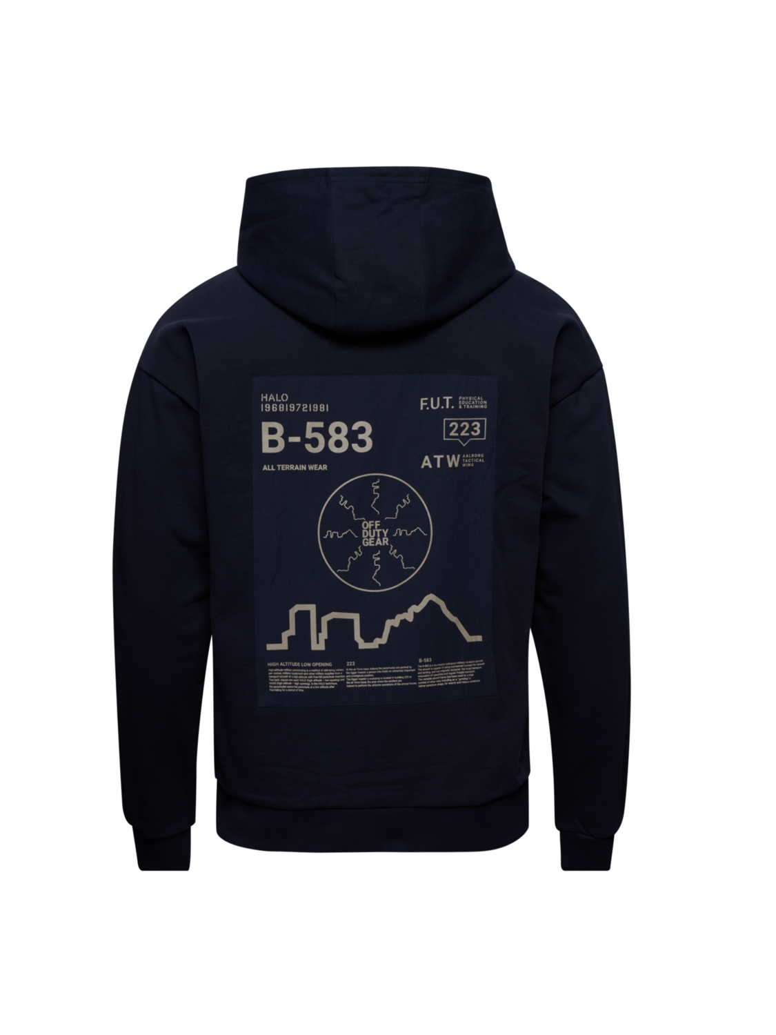 HALO GRAPHIC HOODIES, DEEP WELL, packshot