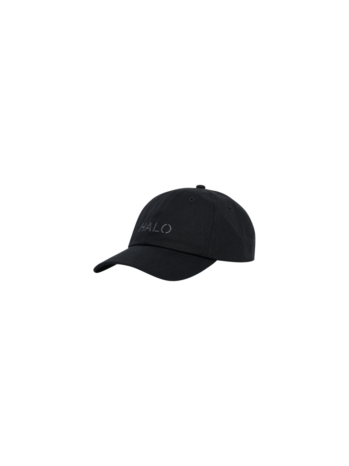 HALO COTTON CAP, BLACK, packshot