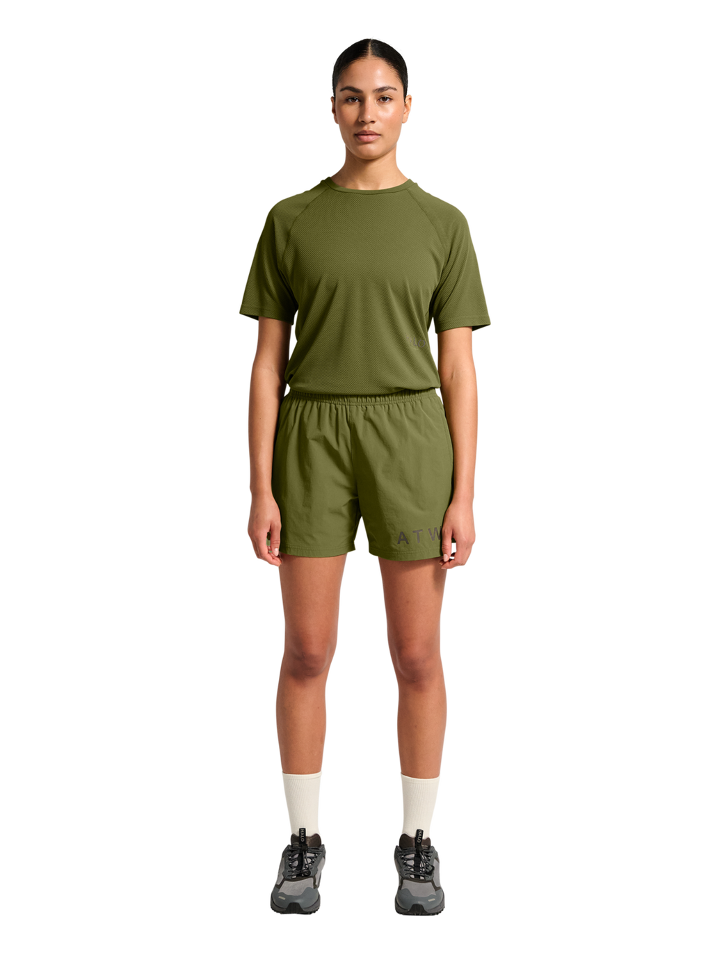 HALO SORONA T-SHIRT, OLIVE DRAB, model