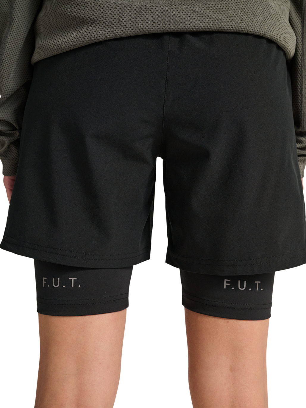 HALO 2 in 1 SHORT, BLACK, model