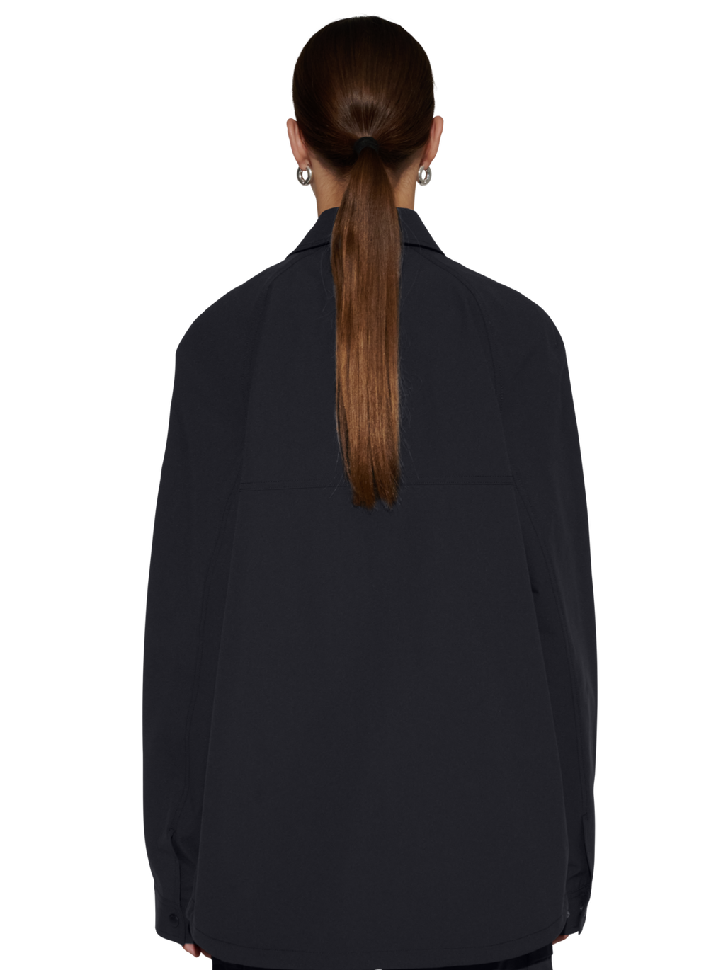 HALO ENFORCER OVERSHIRT, BLACK, model