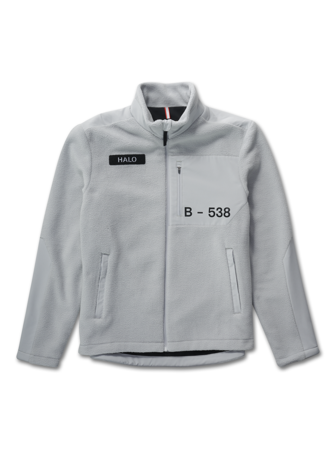 HALO TEDDY FLEECE JACKET, HARBOR MIST, packshot