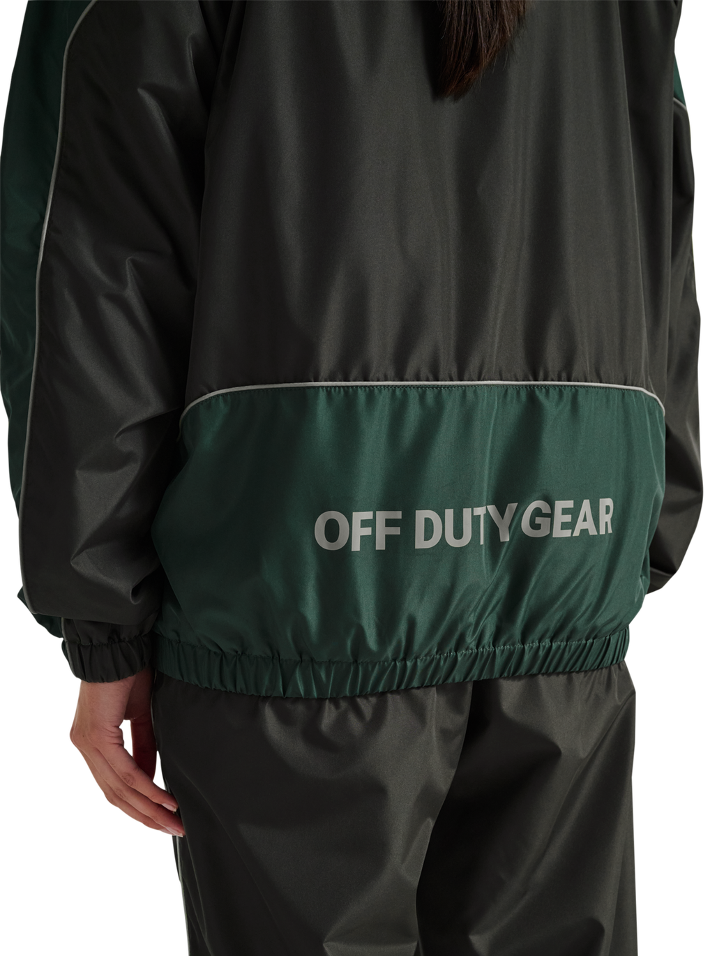 HALO STEEL TRACKSUIT JACKET, GARDEN TOPIARY, model