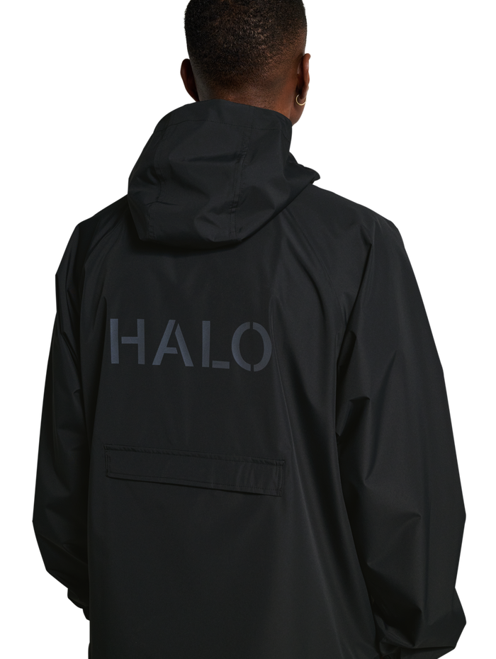HALO RAIN JACKET, BLACK, model