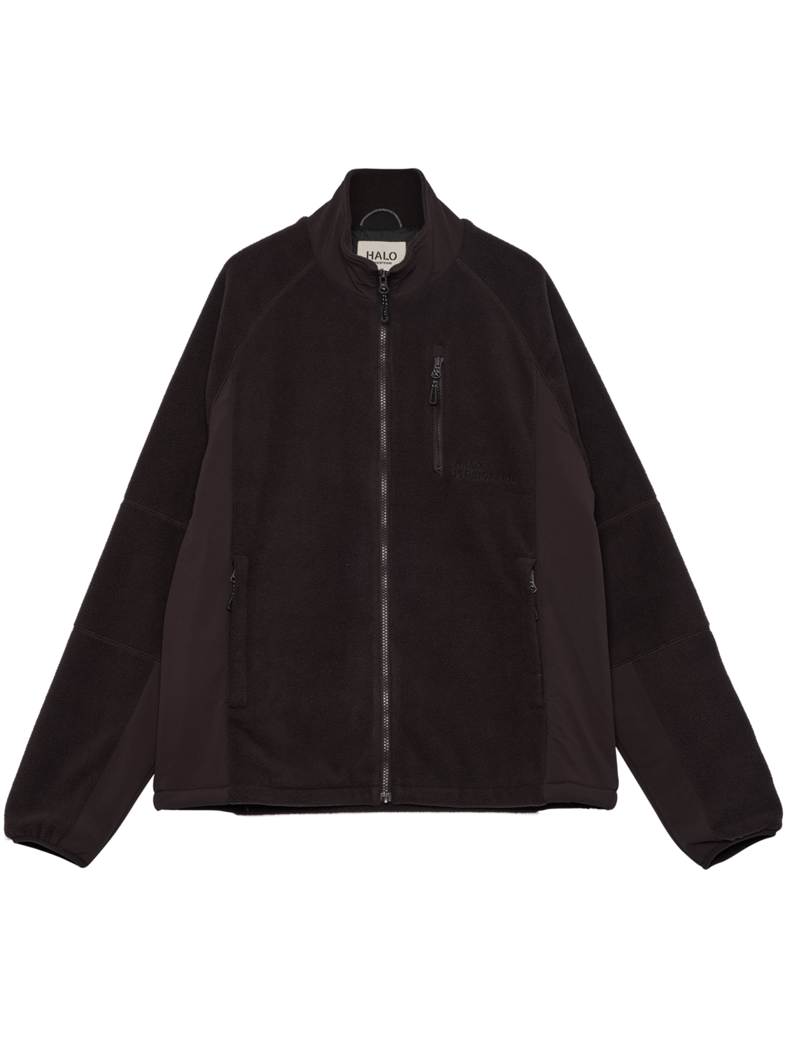 HALO WINDPROOF TEDDYFLEECE JACKET, CHOCOLATE TORTE, packshot