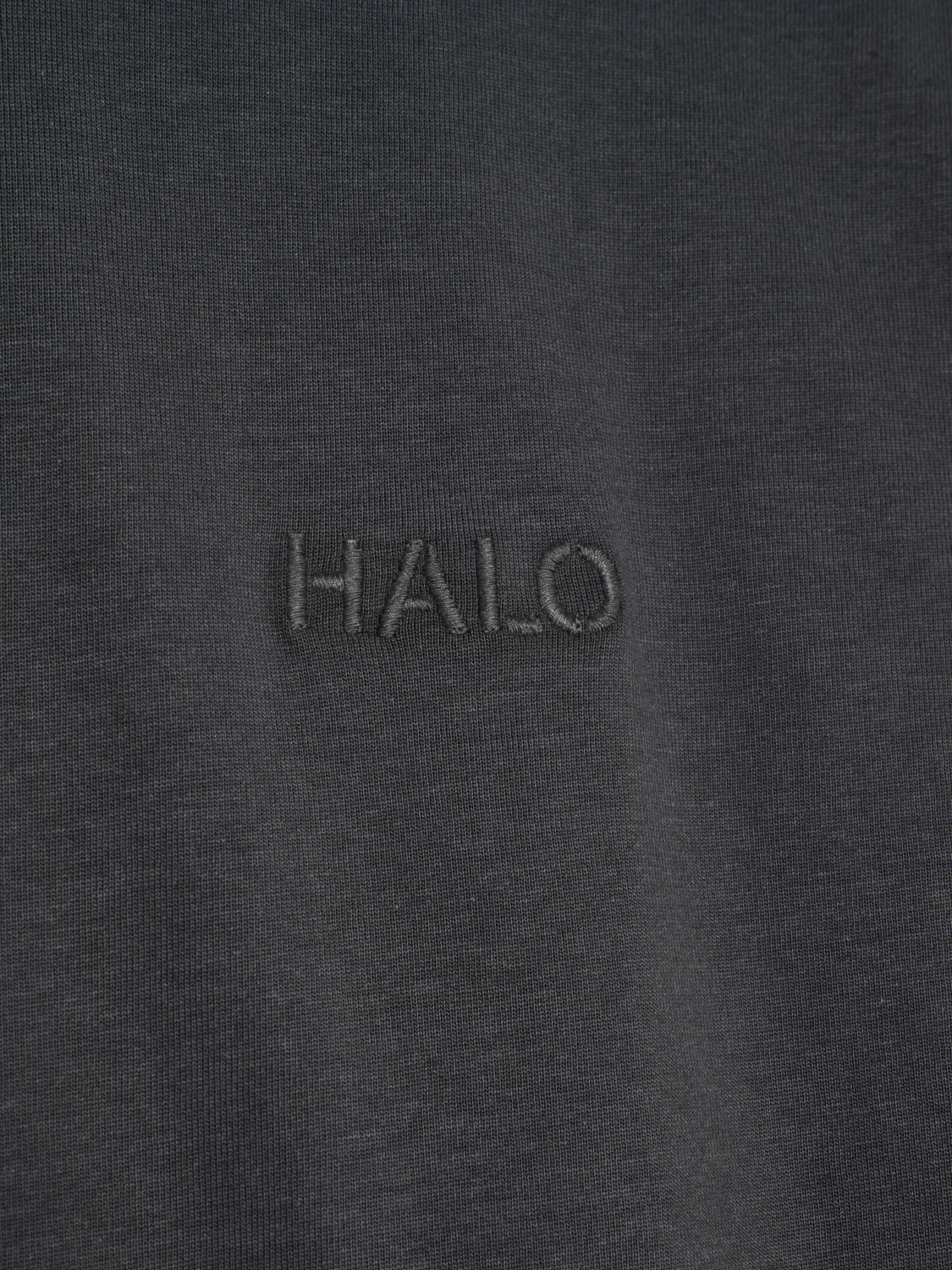 HALO LOGO T-SHIRT, ASPHALT, packshot