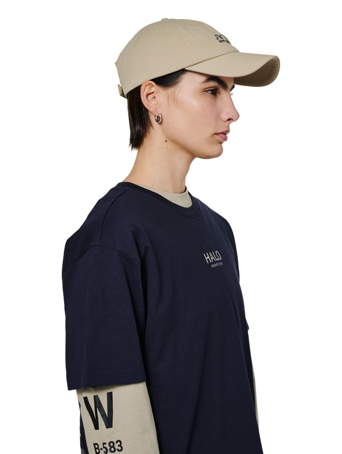 HALO COTTON CAP, SILVER LINING, model