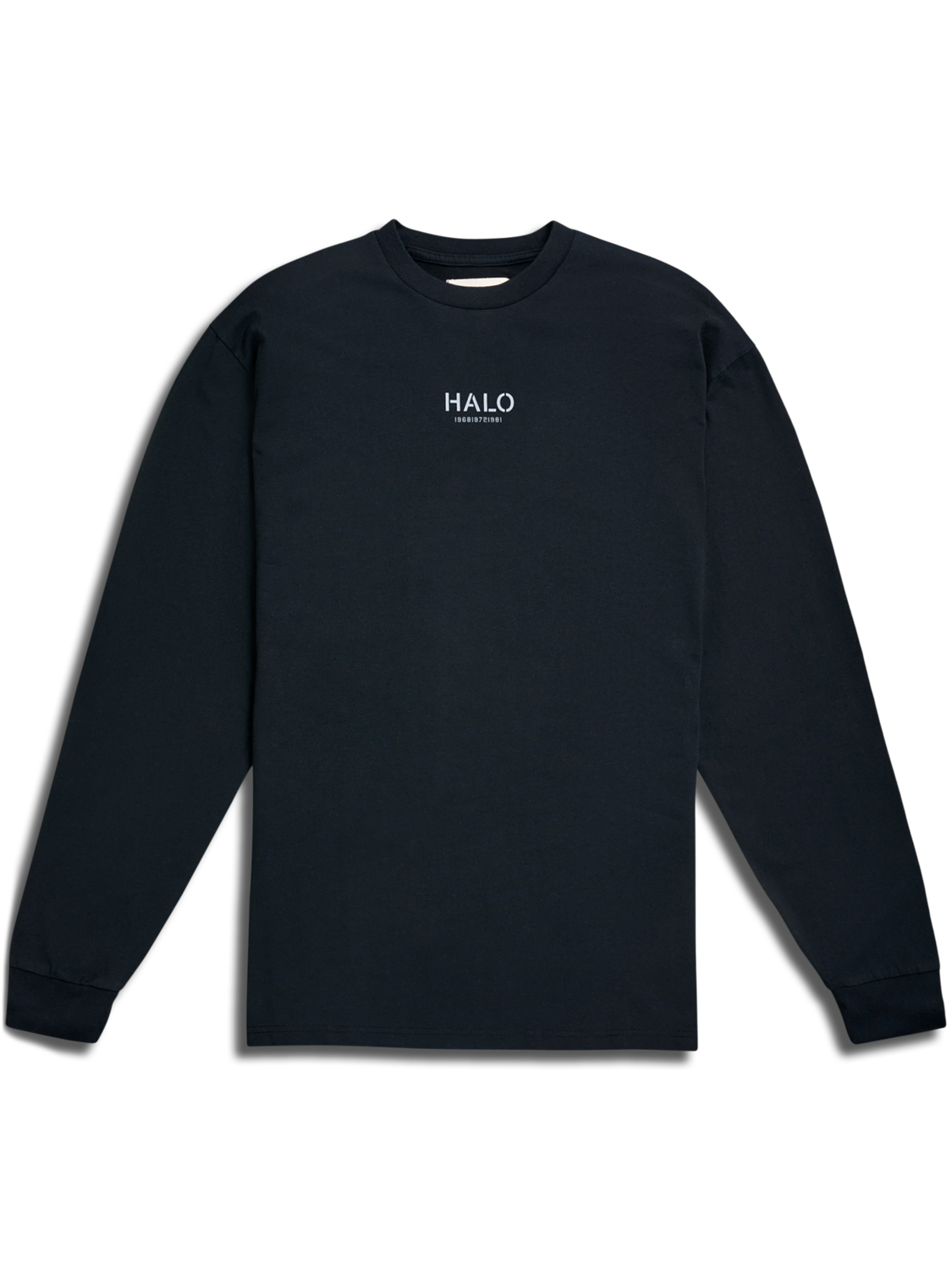 HALO GRAPHIC L/S TEE, BLACK, packshot